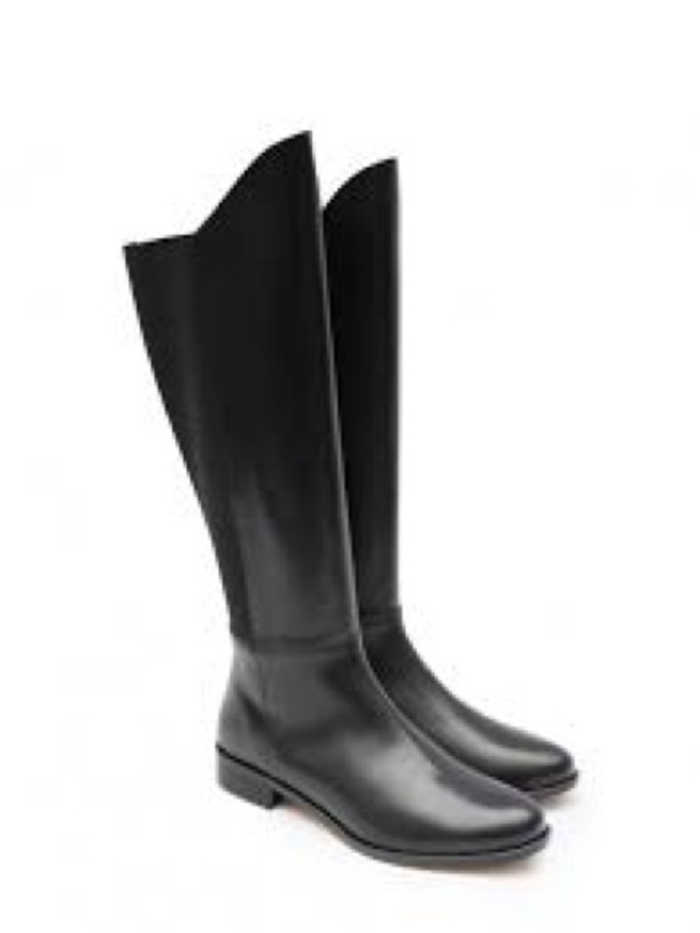 Marina Rinaldi Black Knee-High Leather Boots size 11